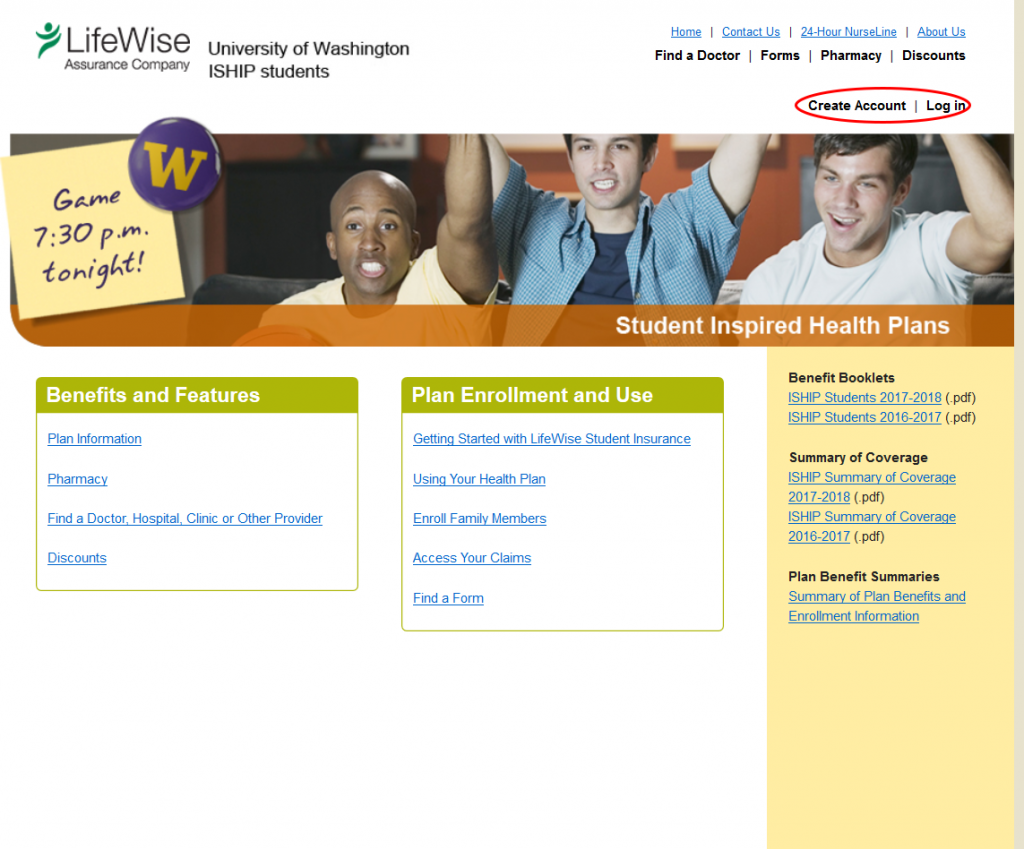 LifeWise Homepage Login